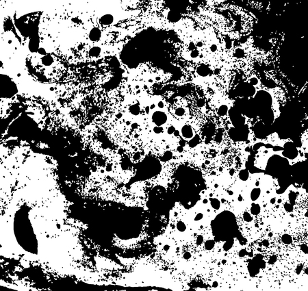 Black and white abstract background. Liquid marble pattern. Monochrome grunge texture. EPS10のイラスト素材