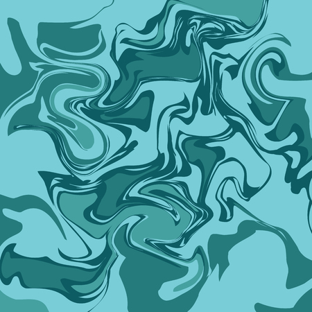 Watercolor blue blot stain seamless pattern. Blue wavy ocean, sea water, marble, stone, acrylic artistic texture. Marble design template.のイラスト素材