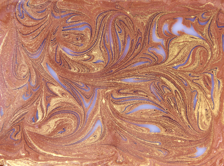 Liquid white and gold marbled pattern. Beige marble backgroundの写真素材