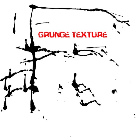 Black ink vector brush strokes. Vector illustration. Grunge textureのイラスト素材