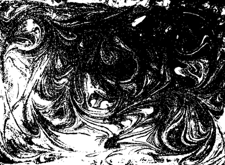 Vector black and white marbled abstract background. Liquid pattern. Grunge vector textureのイラスト素材
