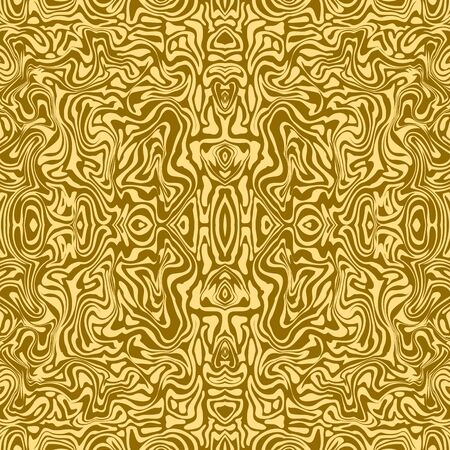 Seamless pattern of gold lines. Marbled style. The pattern for the fabric, cover, book, magazine, bags. Vector illustrationのイラスト素材