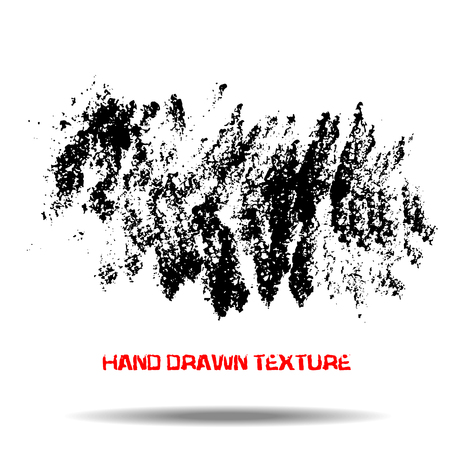 Abstract black sponge stains texture. Design for your brushes and grunge effectsのイラスト素材