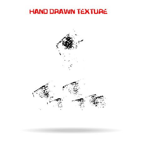 Abstract white sponge stains texture. Design for your brushes and grunge effectsのイラスト素材