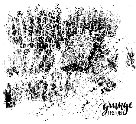 Grunge grid texture. Abstract template background. Vector print illustrationのイラスト素材