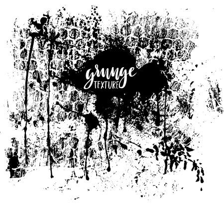 Grunge texture. Abstract template background. Vector drops illustrationのイラスト素材