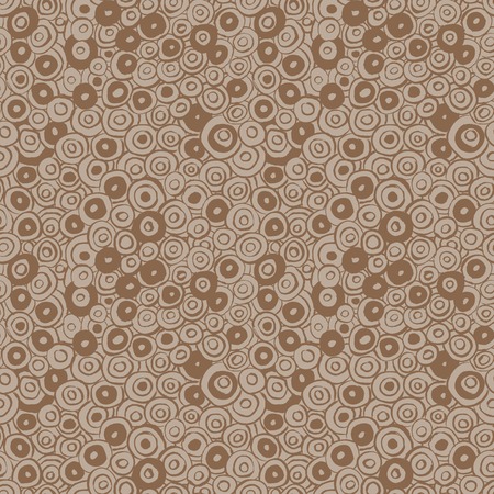 Seamless pattern with hand drawn grunge circles. Ink vector illustration. Hand drawn ornament for wrapping paper.のイラスト素材