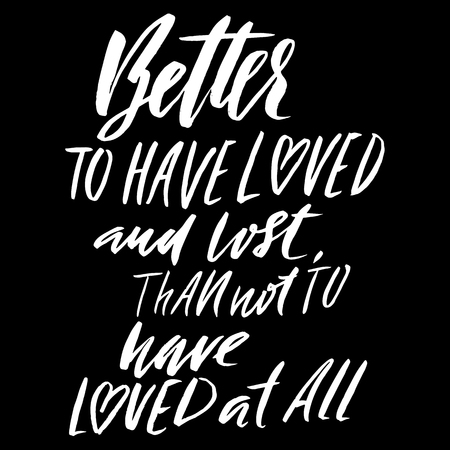 Hand lettered inspirational quote. Hand brushed ink lettering. Modern brush calligraphy. Vector illustrationのイラスト素材