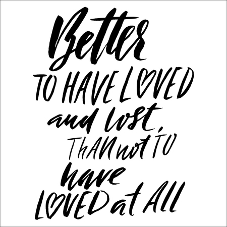 Hand lettered inspirational quote. Hand brushed ink lettering. Modern brush calligraphy. Vector illustrationのイラスト素材