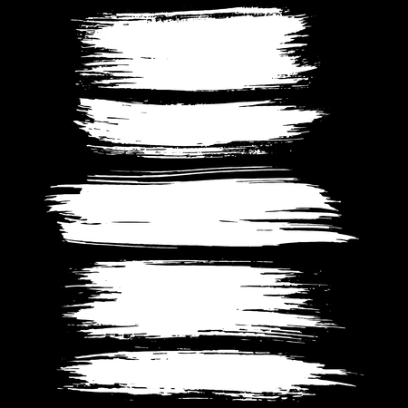 Ink vector brush strokes background. Vector illustration. Grunge texture.のイラスト素材