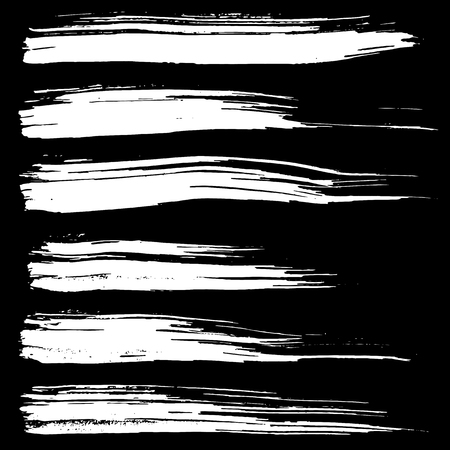 Ink vector brush strokes background. Vector illustration. Grunge texture.のイラスト素材