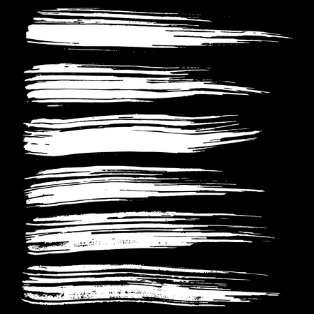 Ink vector brush strokes background. Vector illustration. Grunge texture.のイラスト素材