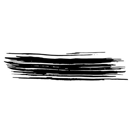 Ink vector brush strokes background. Vector illustration. Grunge texture.のイラスト素材