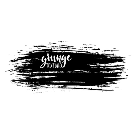 Ink vector brush strokes background. Vector illustration. Grunge texture.のイラスト素材