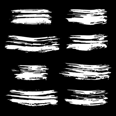 Ink vector brush strokes background. Vector illustration. Grunge texture.のイラスト素材
