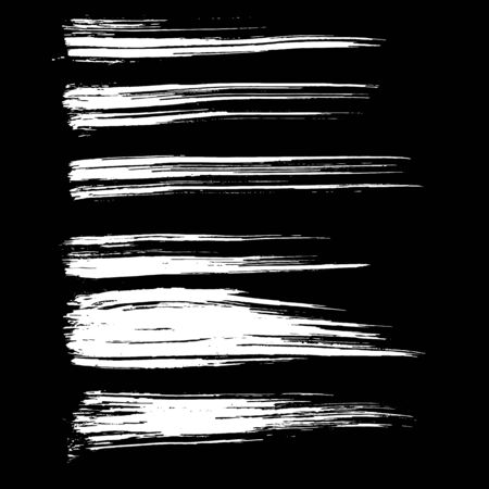 Ink vector brush strokes background. Vector illustration. Grunge texture.のイラスト素材