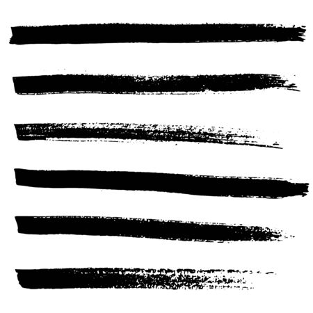 Ink vector brush strokes background. Vector illustration. Grunge texture.の写真素材