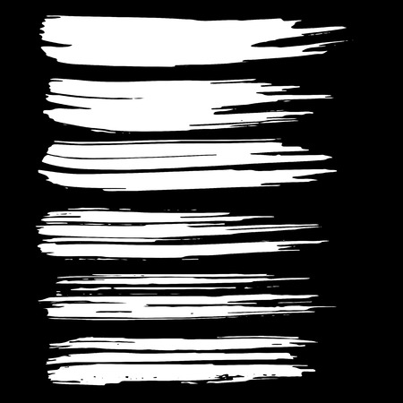 Ink vector brush strokes background. Vector illustration. Grunge texture.のイラスト素材