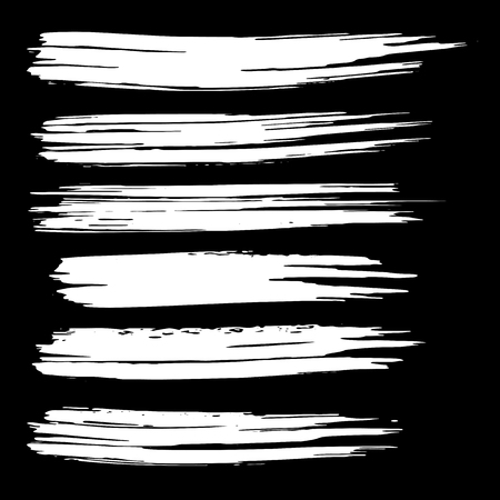 Ink vector brush strokes background. Vector illustration. Grunge texture.のイラスト素材