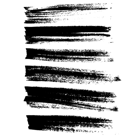 Ink vector brush strokes background. Vector illustration. Grunge textureのイラスト素材