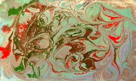 Colorful liquid texture. Hand drawn marbling background. Ink marble abstract patternの写真素材