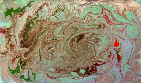 Colorful liquid texture. Hand drawn marbling background. Ink marble abstract patternの写真素材