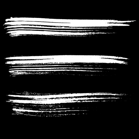 Ink vector brush strokes. Vector illustration. Grunge hand drawn watercolor texture.のイラスト素材