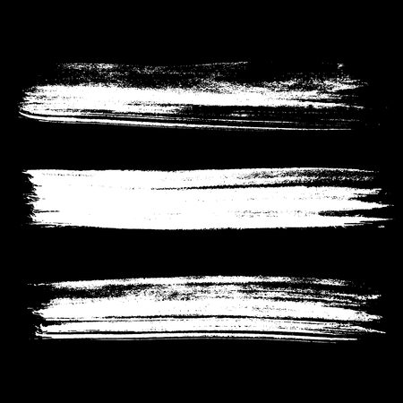 Ink vector brush strokes. Vector illustration. Grunge hand drawn watercolor texture.のイラスト素材