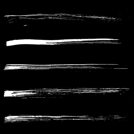 Ink vector brush strokes. Vector illustration. Grunge hand drawn watercolor texture.のイラスト素材