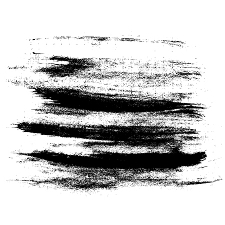 Ink vector brush strokes. Vector illustration. Grunge hand drawn watercolor textureのイラスト素材