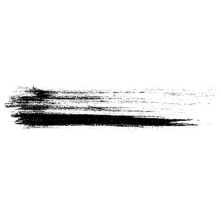 Ink vector brush strokes. Vector illustration. Grunge hand drawn watercolor textureのイラスト素材