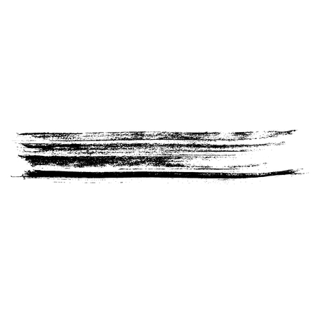 Ink vector brush strokes. Vector illustration. Grunge hand drawn watercolor texture.のイラスト素材