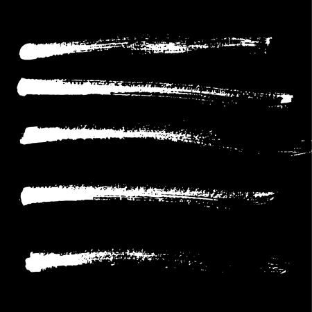 Ink vector brush strokes. Vector illustration. Grunge hand drawn watercolor texture.のイラスト素材