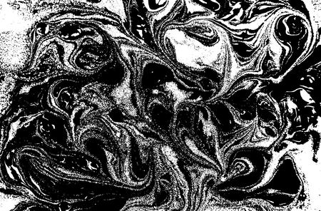 Black and white liquid textureのイラスト素材