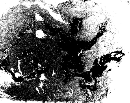 Black and white liquid texture, watercolor hand drawn marbling illustration, abstract vector background.の写真素材