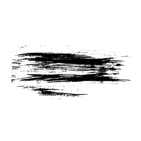 Ink vector brush strokes. Vector illustration. Grunge hand drawn watercolor textureのイラスト素材