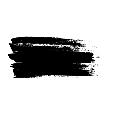 Ink vector brush strokes. Vector illustration. Grunge hand drawn watercolor textureのイラスト素材