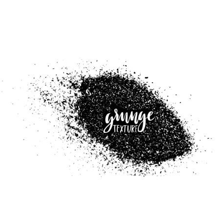 Ink dust texture for your design. Grunge powder pattern. Vector handmade background. Backdrop with sand texture effect.のイラスト素材