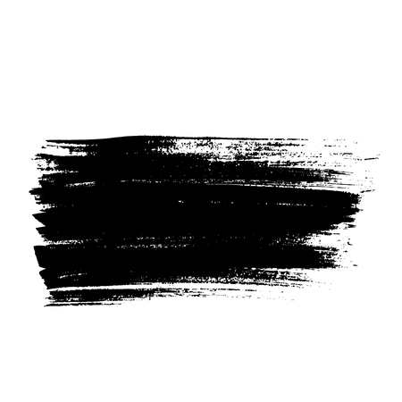 Ink vector brush strokes. Vector illustration. Grunge hand drawn watercolor textureのイラスト素材