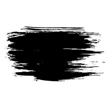 Ink vector brush strokes. Vector illustration. Grunge hand drawn watercolor texture.のイラスト素材