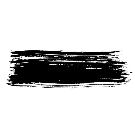 Ink vector brush strokes. Vector illustration. Grunge hand drawn watercolor texture. Space for textのイラスト素材
