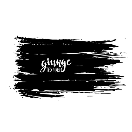 Ink vector brush strokes. Vector illustration. Grunge hand drawn watercolor texture. Space for text.のイラスト素材