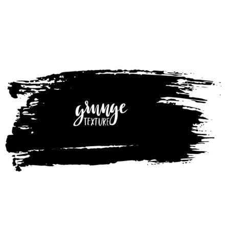 Ink vector brush strokes. Vector illustration. Grunge hand drawn watercolor texture. Space for textのイラスト素材