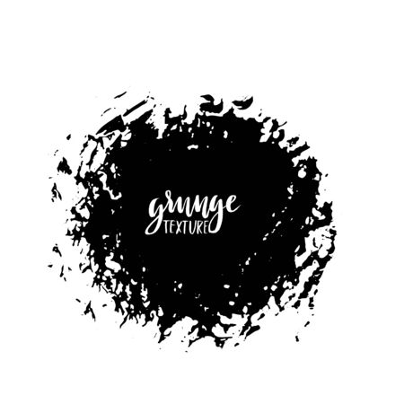 Ink vector brush strokes. Vector illustration. Grunge hand drawn watercolor texture. Space for text.のイラスト素材