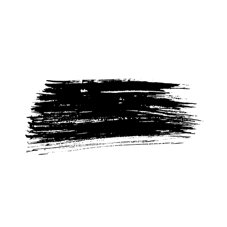 Ink vector brush strokes. Vector illustration. Grunge hand drawn watercolor texture. Space for text.のイラスト素材