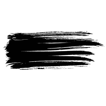 Ink vector brush strokes. Vector illustration. Grunge hand drawn watercolor texture. Space for text.のイラスト素材