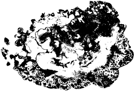 Black and white grunge texture. Watercolor hand drawn marbling illustration. Abstract background. Vector patternの写真素材