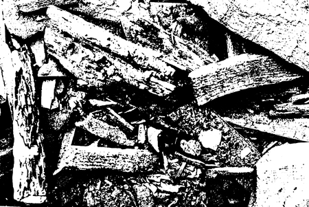 Black and white grunge texture marble illustration.のイラスト素材