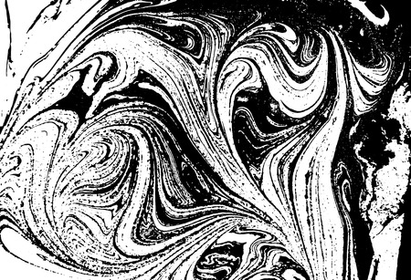 Black and white liquid texture.のイラスト素材