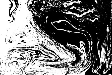 Black and white liquid texture.のイラスト素材